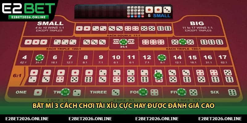 Bật mí 3 cách chơi tài xỉu cực hay được đánh giá cao