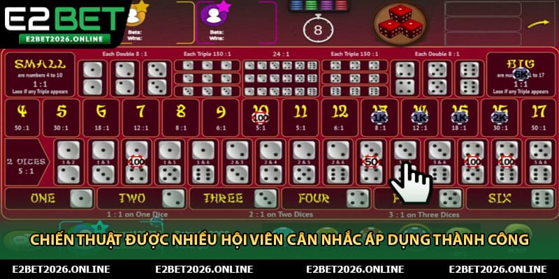 Chiến thuật được nhiều hội viên cân nhắc áp dụng thành công