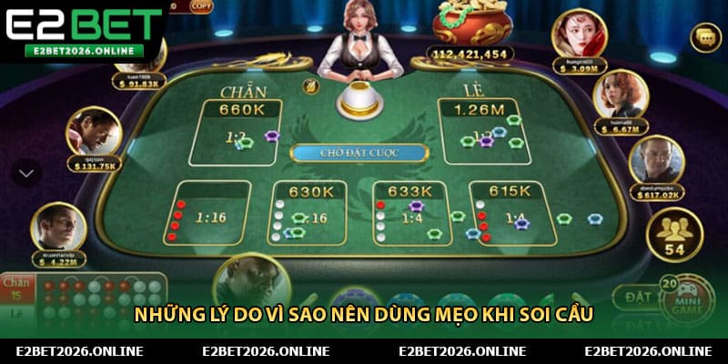 Những lý do vì sao nên dùng mẹo khi soi cầu